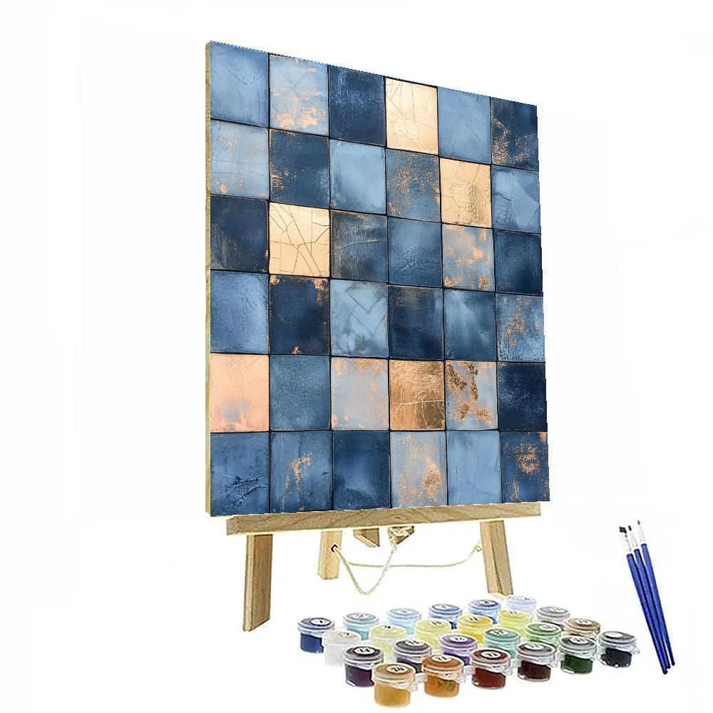 Paul Klee Inspired Nocturne Mosaic Paint by numbers kits