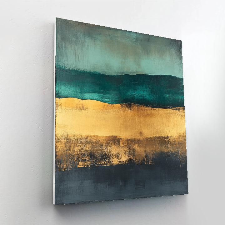 Max Ernst Inspired Abstract Landscape Of Elemental Flux paint by number