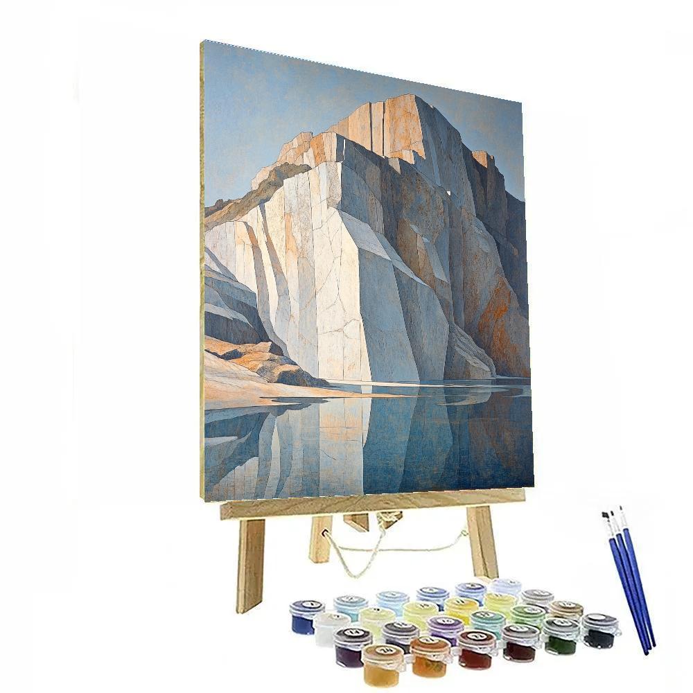 Michelangelo Inspired Granite Reef Number painting