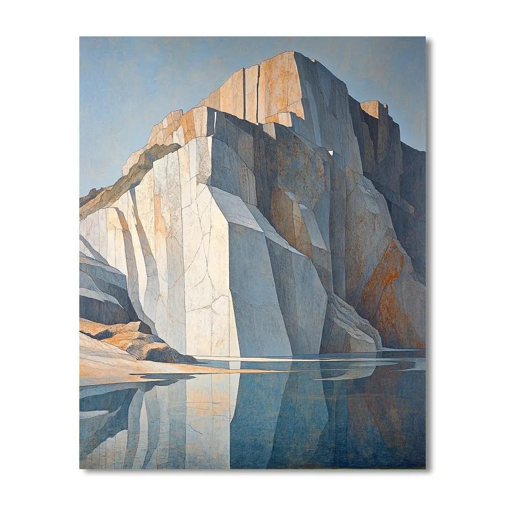 Michelangelo Inspired Granite Reef Number painting