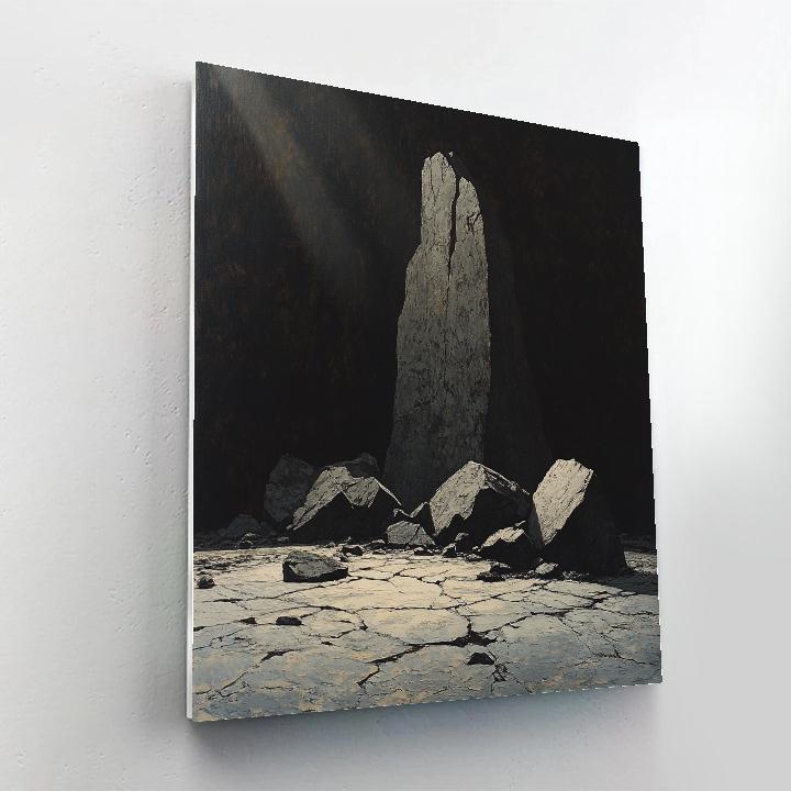 Caravaggio Inspired Obsidian Horizon Paint by numbers art