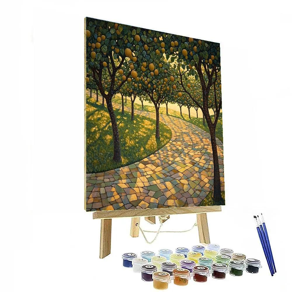 Paul Cézanne Inspired Silent Orchard Paint by numbers kits