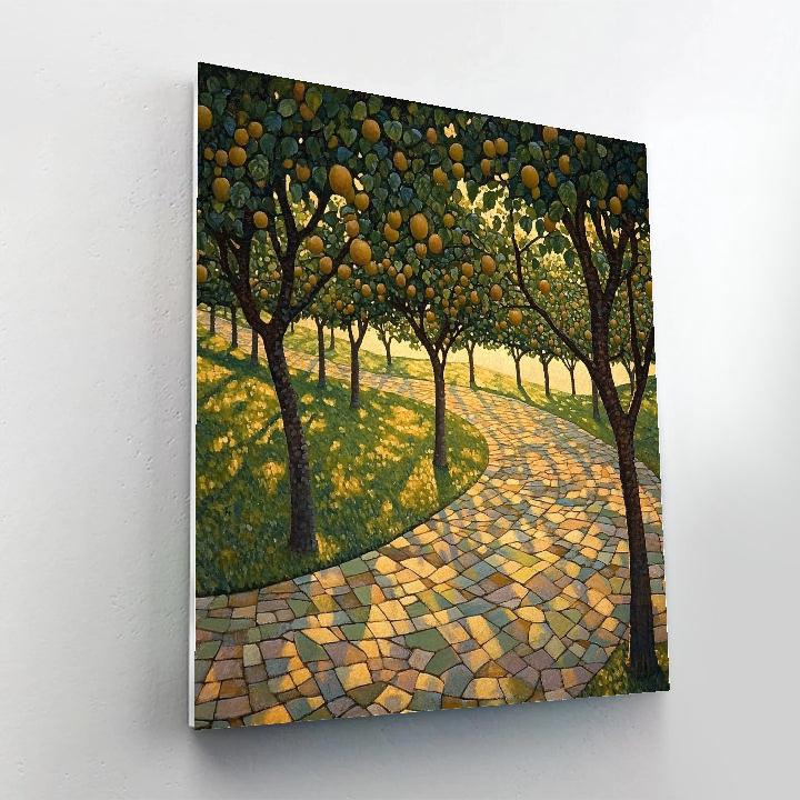 Paul Cézanne Inspired Silent Orchard Paint by numbers kits