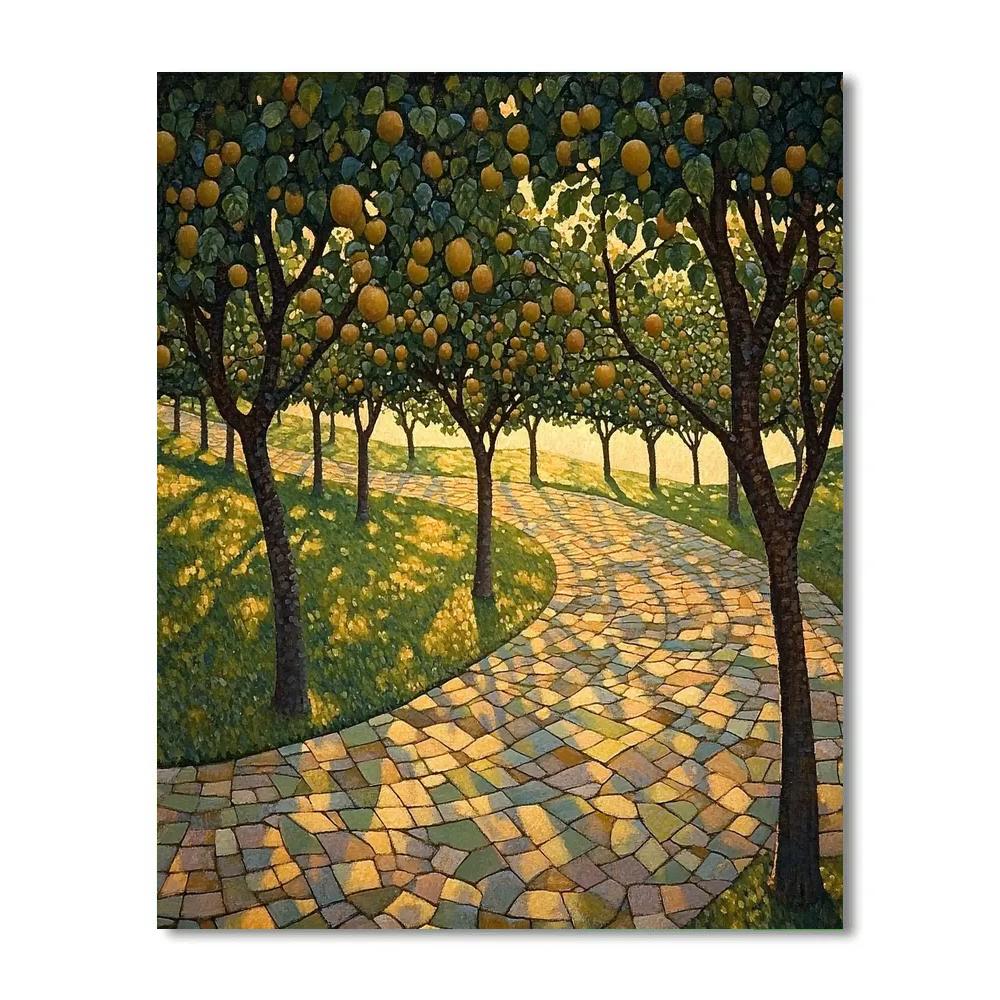 Paul Cézanne Inspired Silent Orchard Paint by numbers kits