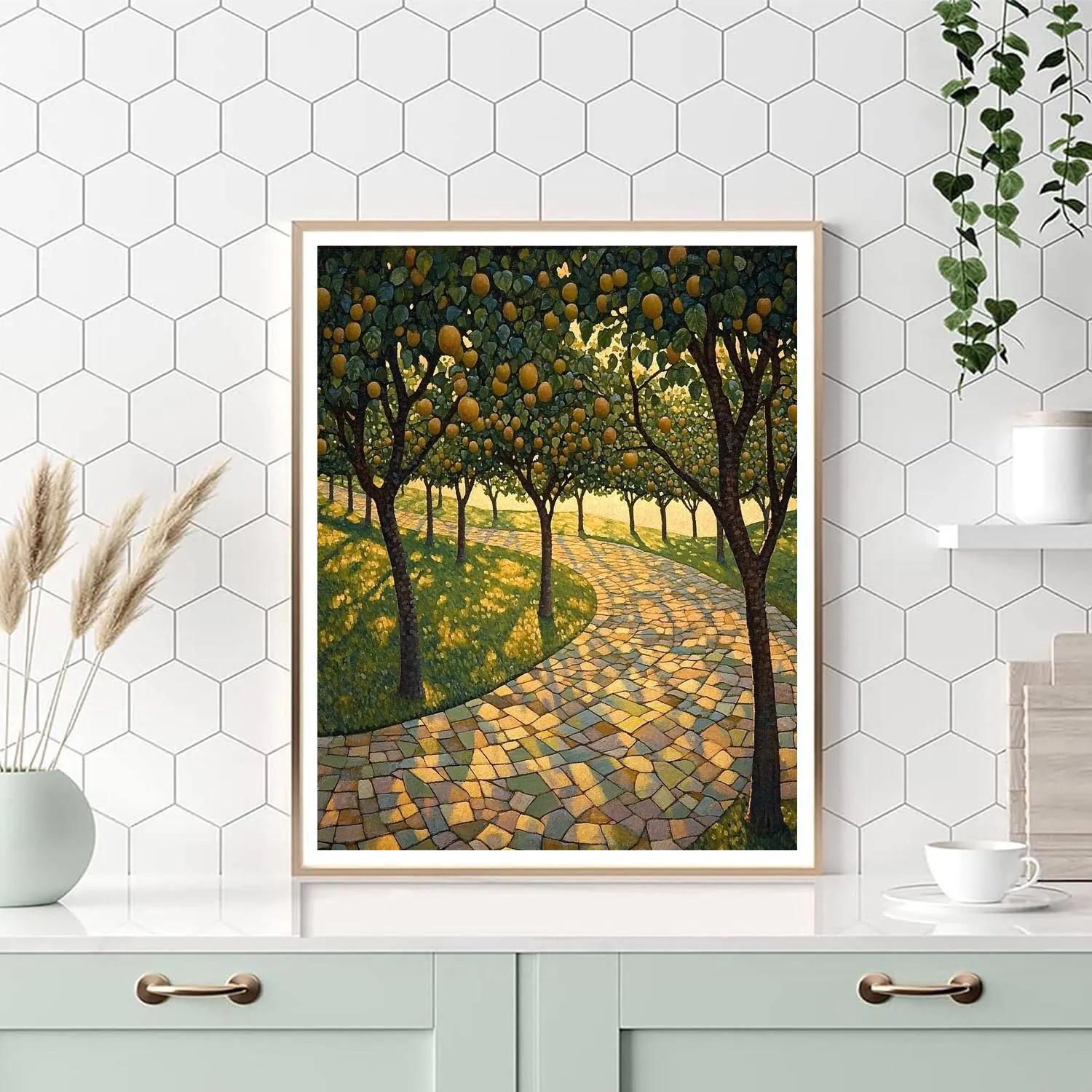 Paul Cézanne Inspired Silent Orchard Paint by numbers kits