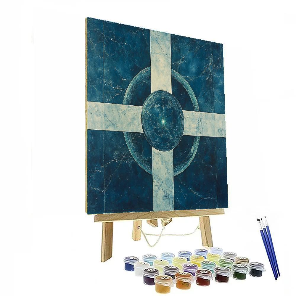 Michelangelo Inspired Pulsar Citadel Painting by numbers kit