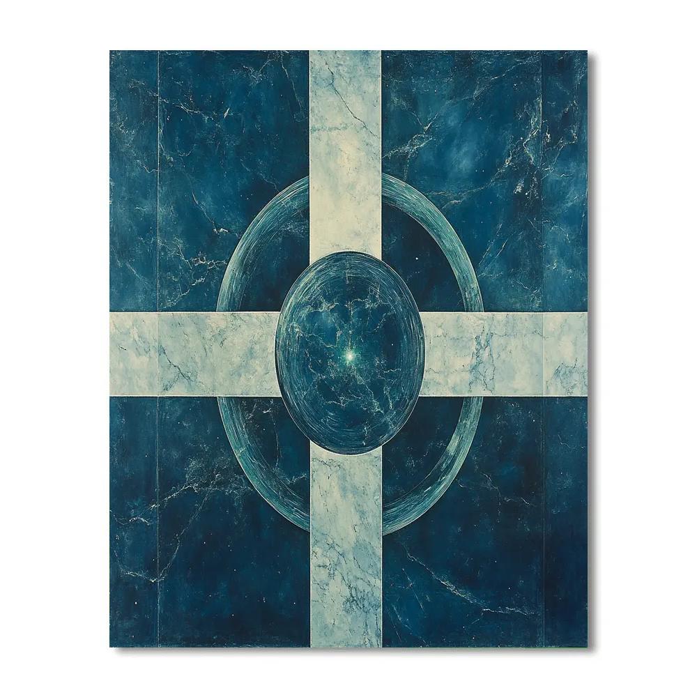 Michelangelo Inspired Pulsar Citadel Painting by numbers kit