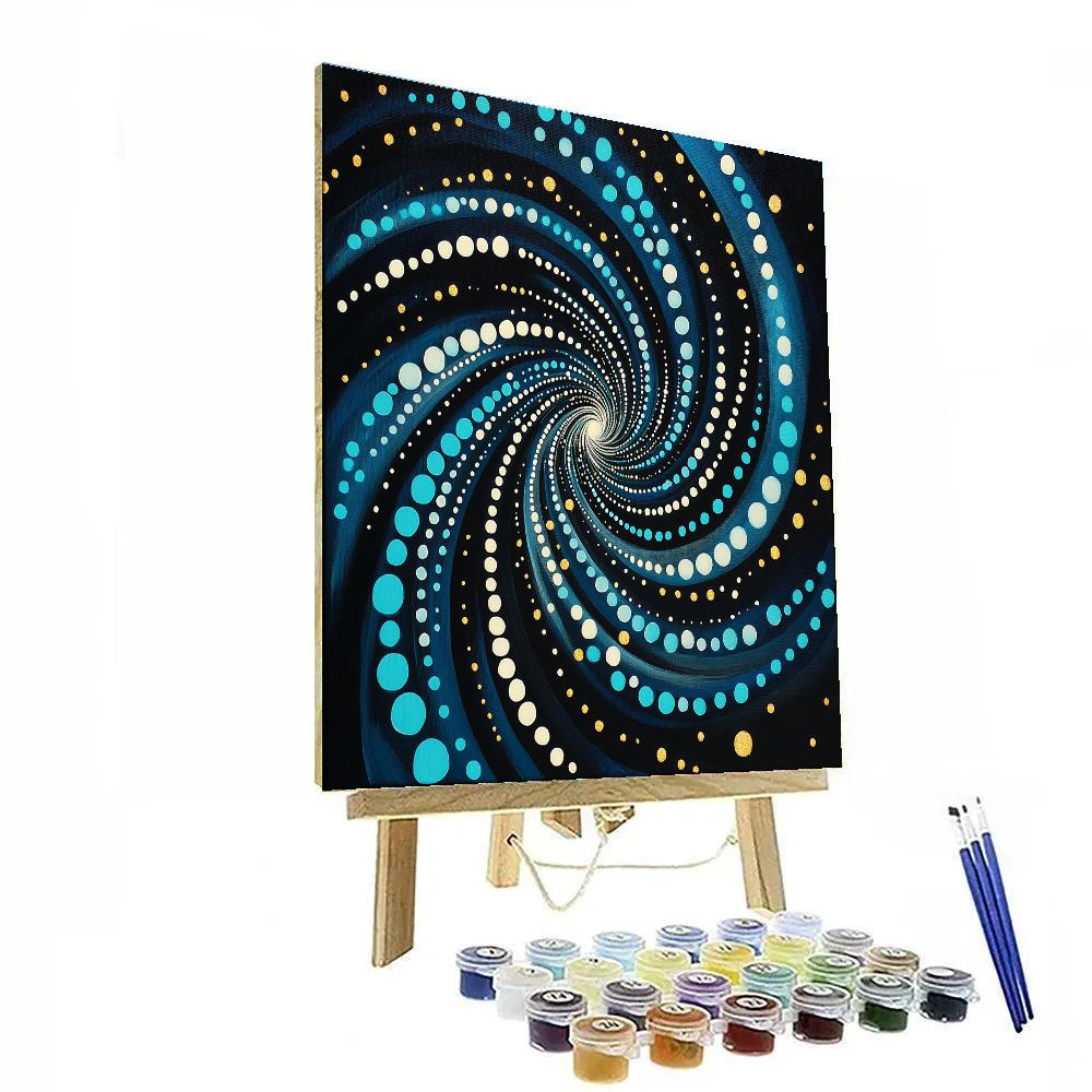 Yayoi Kusama Inspired Infinite Night Sky Numbered painting kits