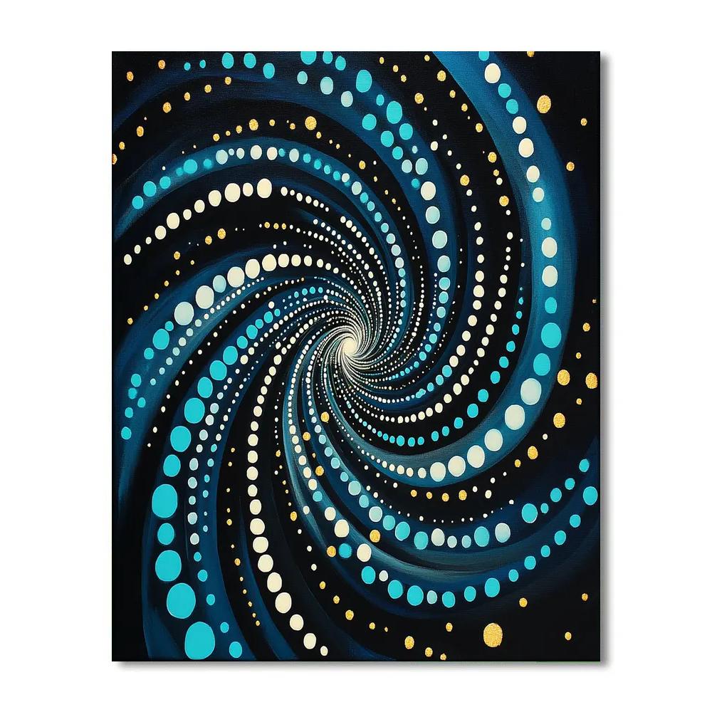Yayoi Kusama Inspired Infinite Night Sky Numbered painting kits