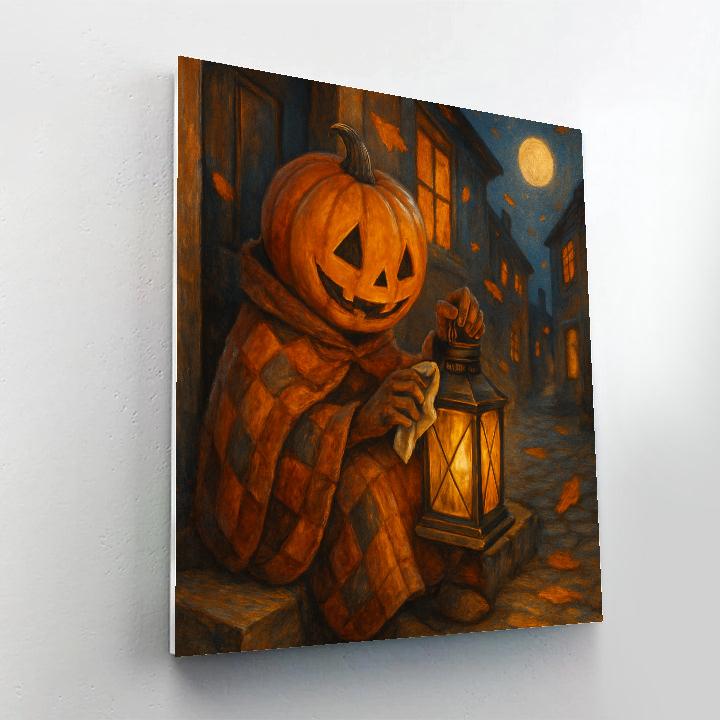 Lantern Keeper Of Maple Lane Number painting