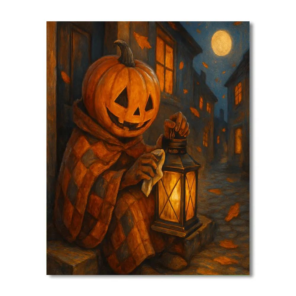 Lantern Keeper Of Maple Lane Number painting