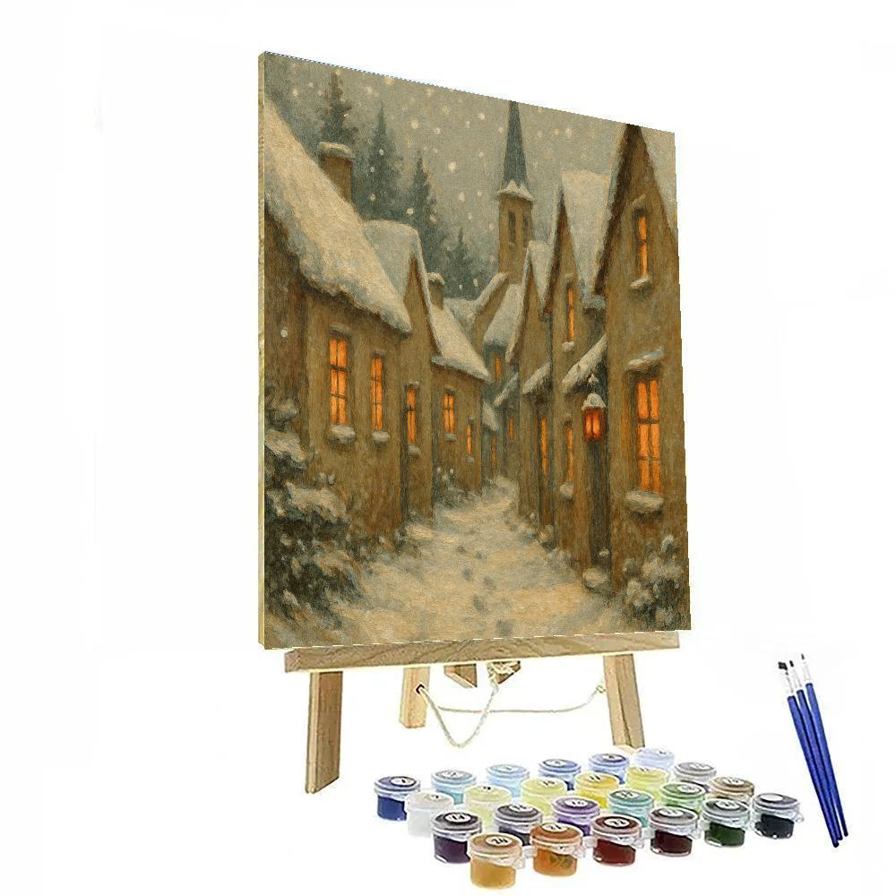 Warmlight Village Alley paint by color