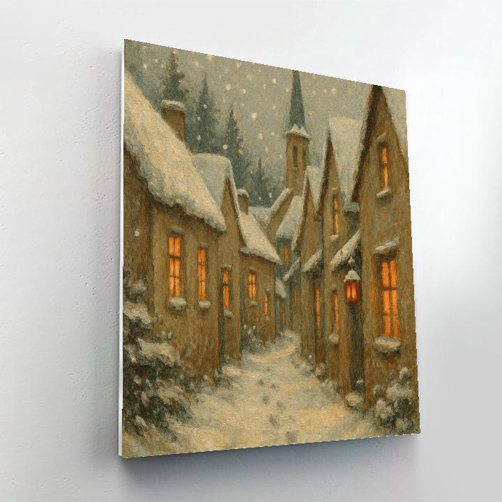 Warmlight Village Alley paint by color