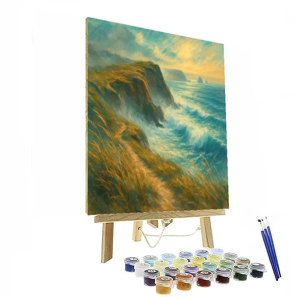 Saltwind Cliffs Number painting