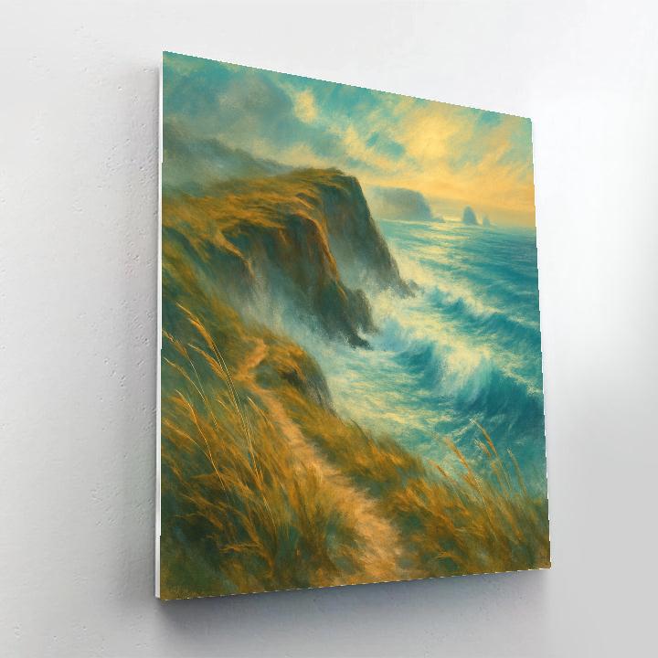 Saltwind Cliffs Number painting