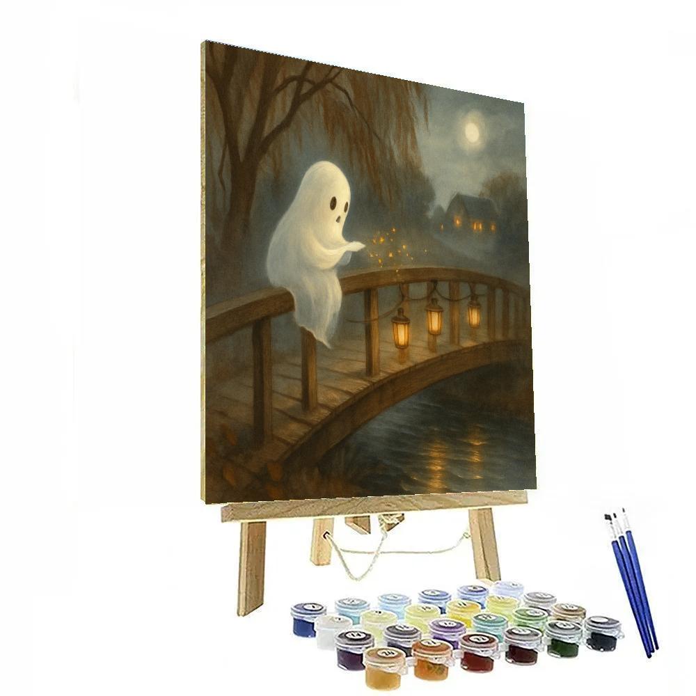 Ghost On The Lantern Bridge paint by numbers