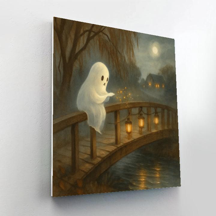 Ghost On The Lantern Bridge paint by numbers