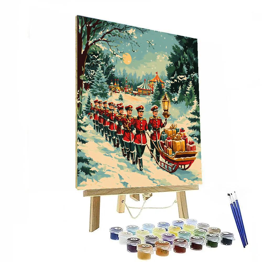 Toy Soldier Snow Brigade painting number kit