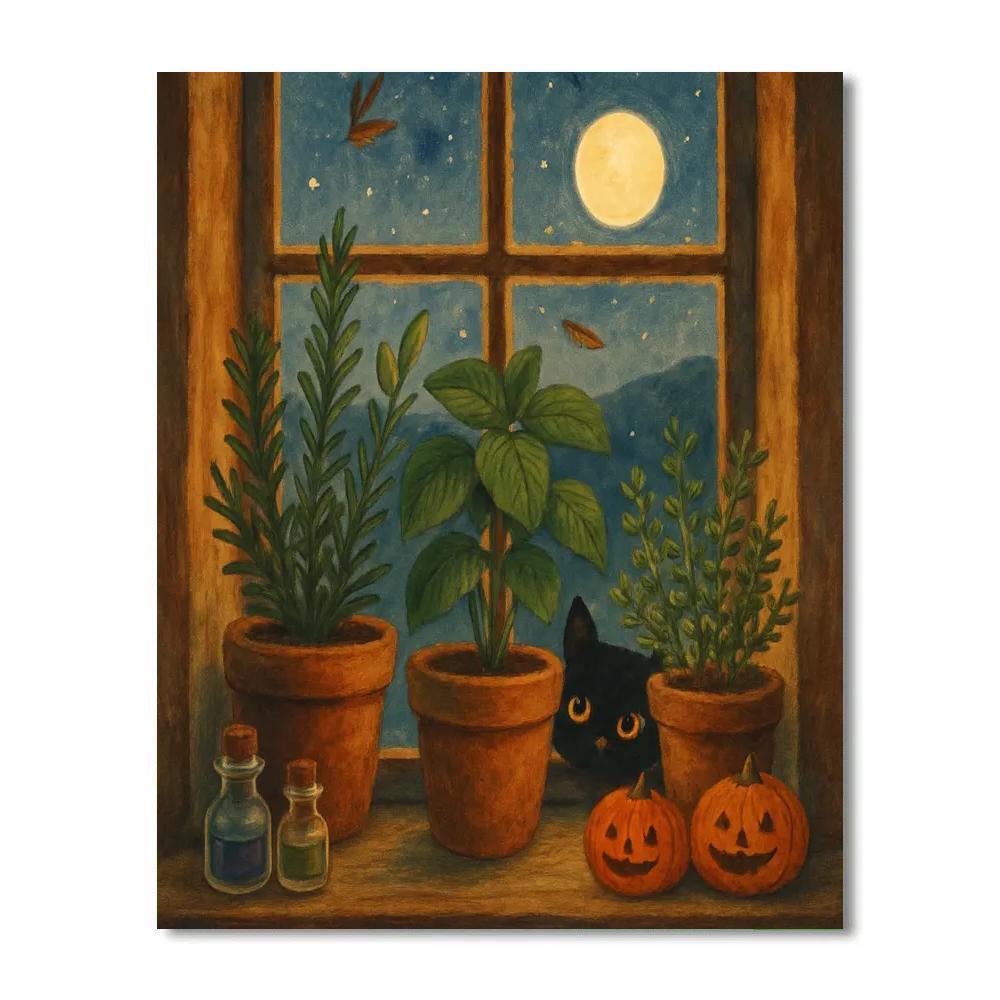 Witchs Window Garden paint by color