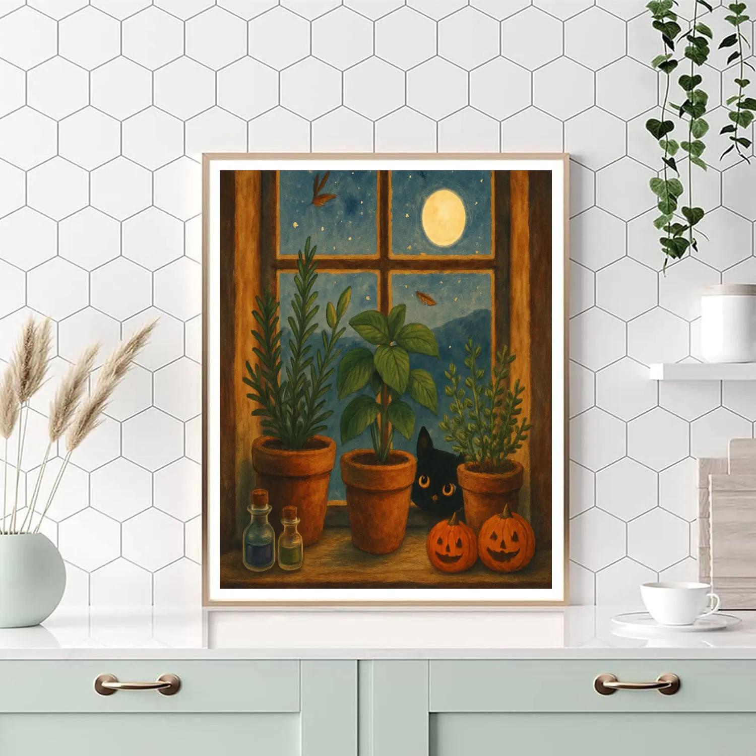 Witchs Window Garden paint by color