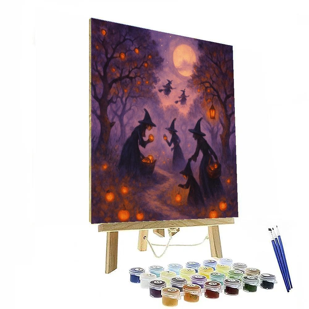 Witchs Orchard Path Numbered painting kits