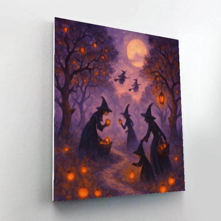 Witchs Orchard Path Numbered painting kits