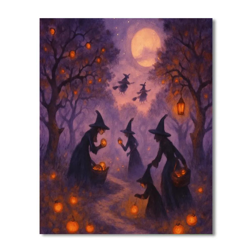 Witchs Orchard Path Numbered painting kits