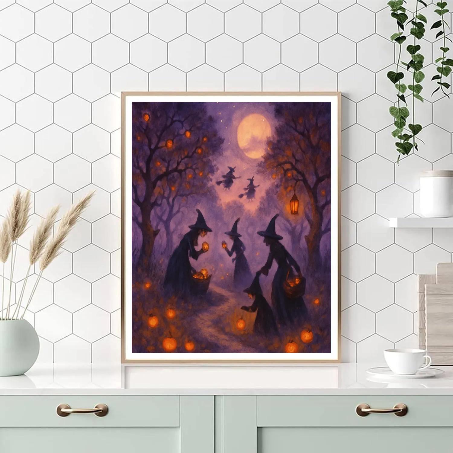 Witchs Orchard Path Numbered painting kits