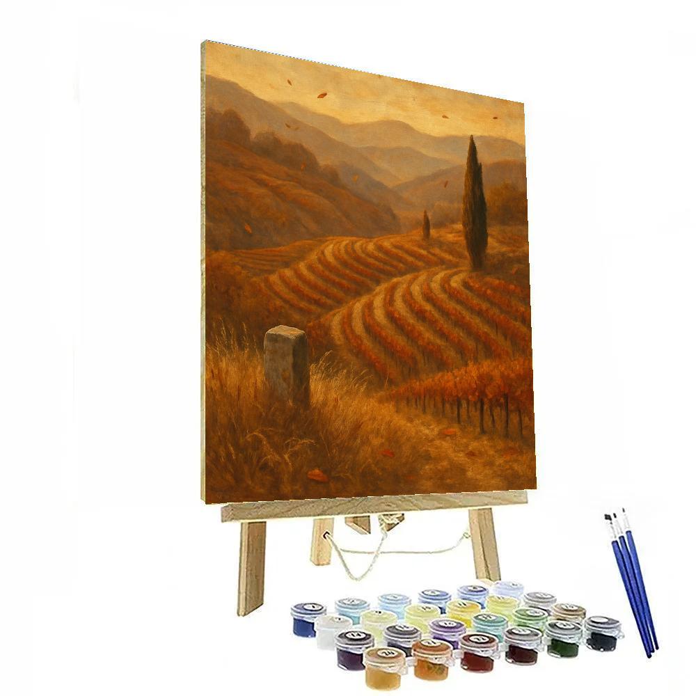 Copper Ridge Harvest Painting by numbers kit