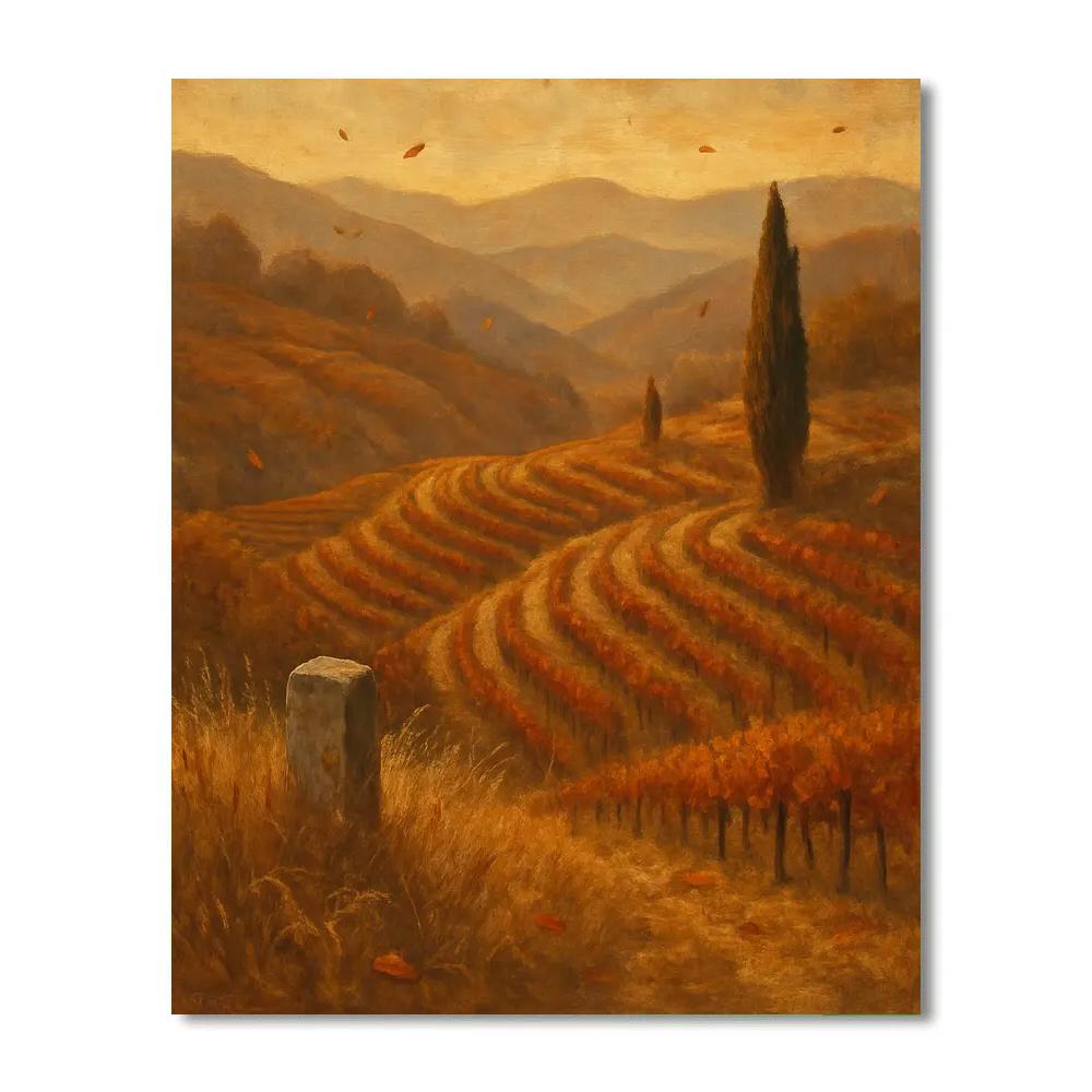 Copper Ridge Harvest Painting by numbers kit