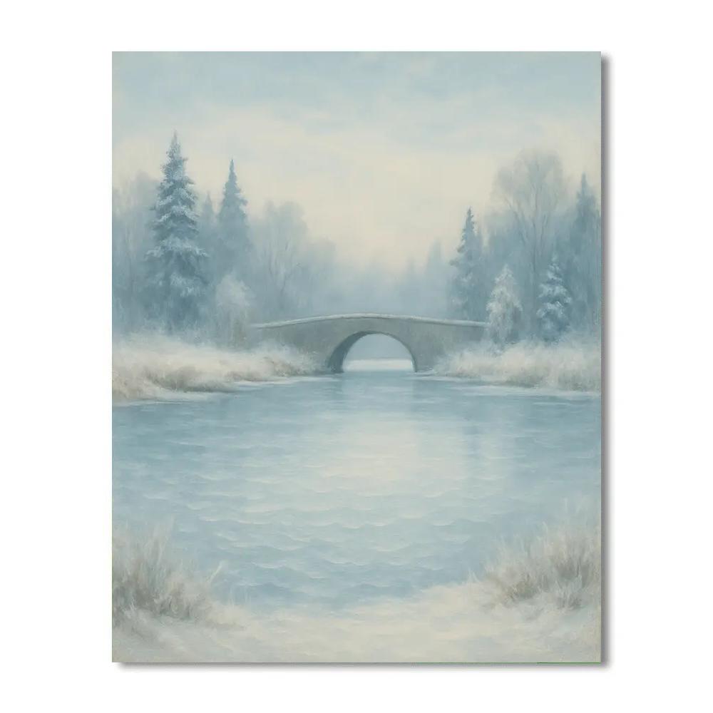 First Frost Mirror Painting by numbers kit