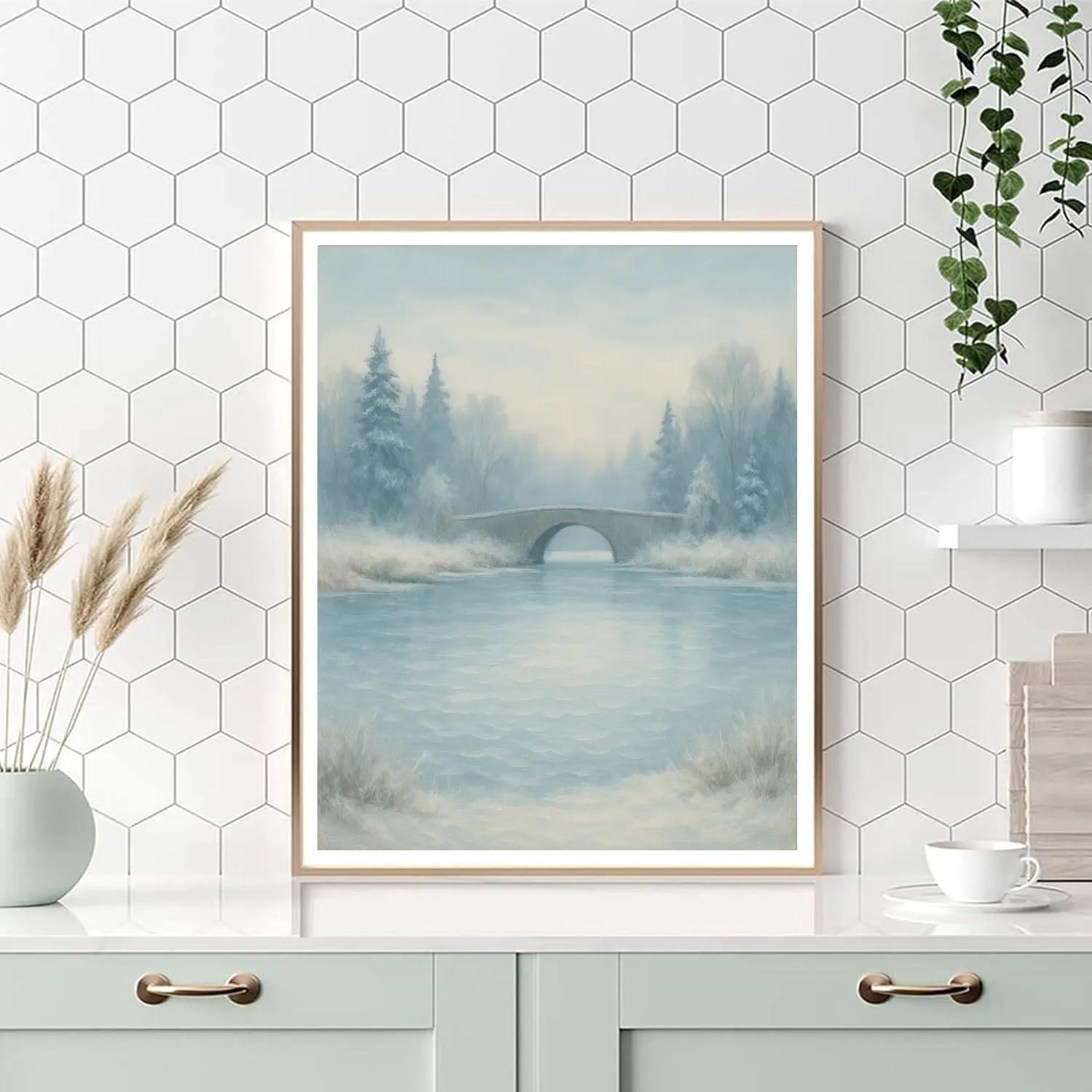 First Frost Mirror Painting by numbers kit