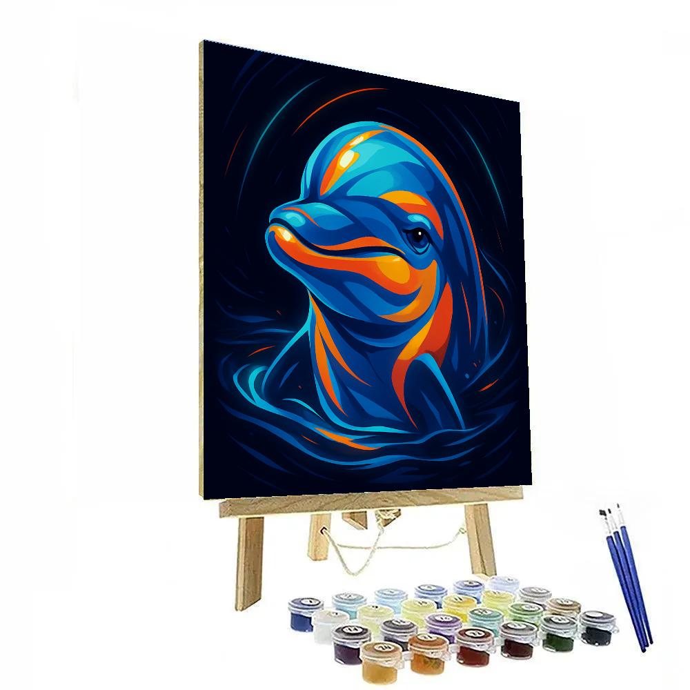 Electric Dolphin Pulse paint by numbers