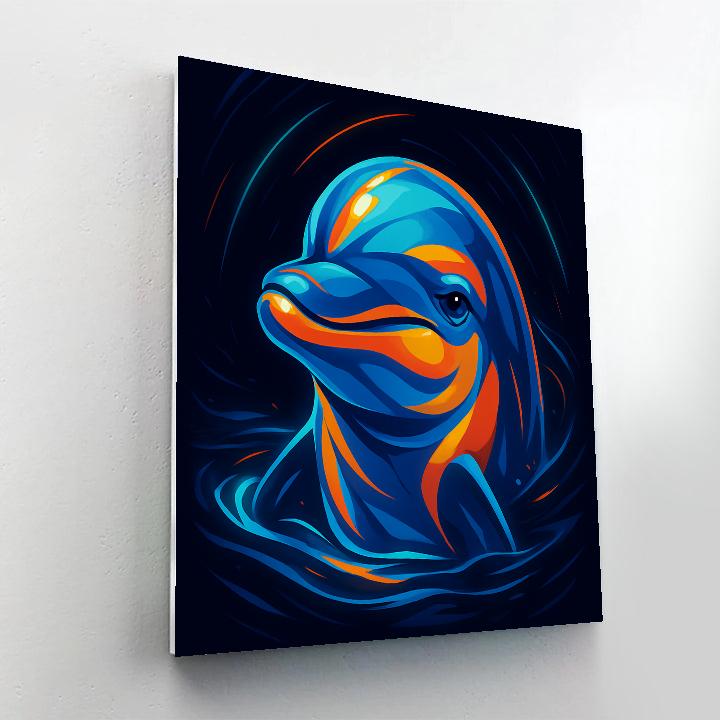 Electric Dolphin Pulse paint by numbers