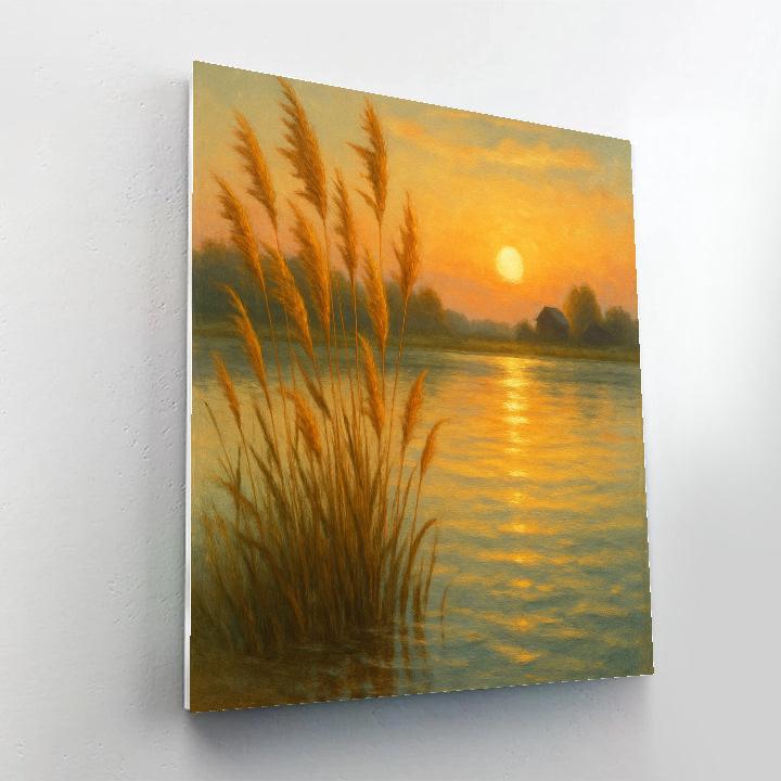 Golden Reed Lullaby paint by color