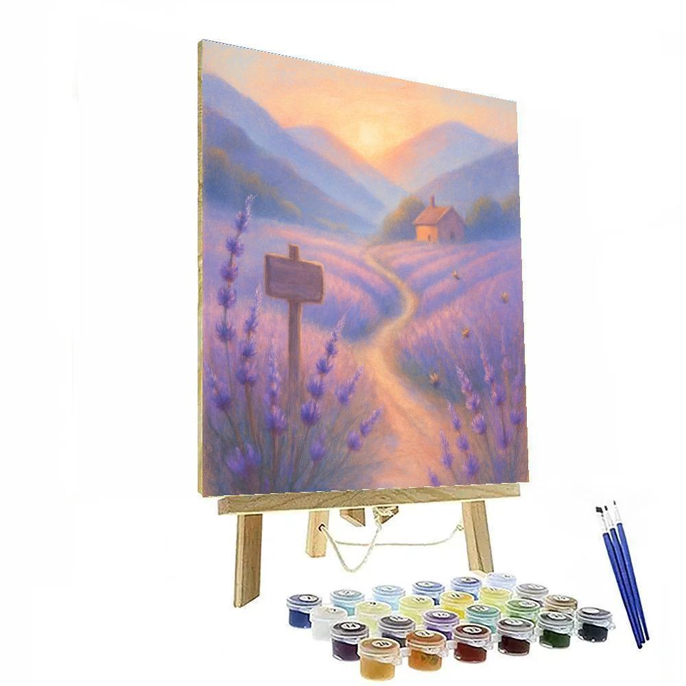 Cerulean Valley Path Numbered painting kits