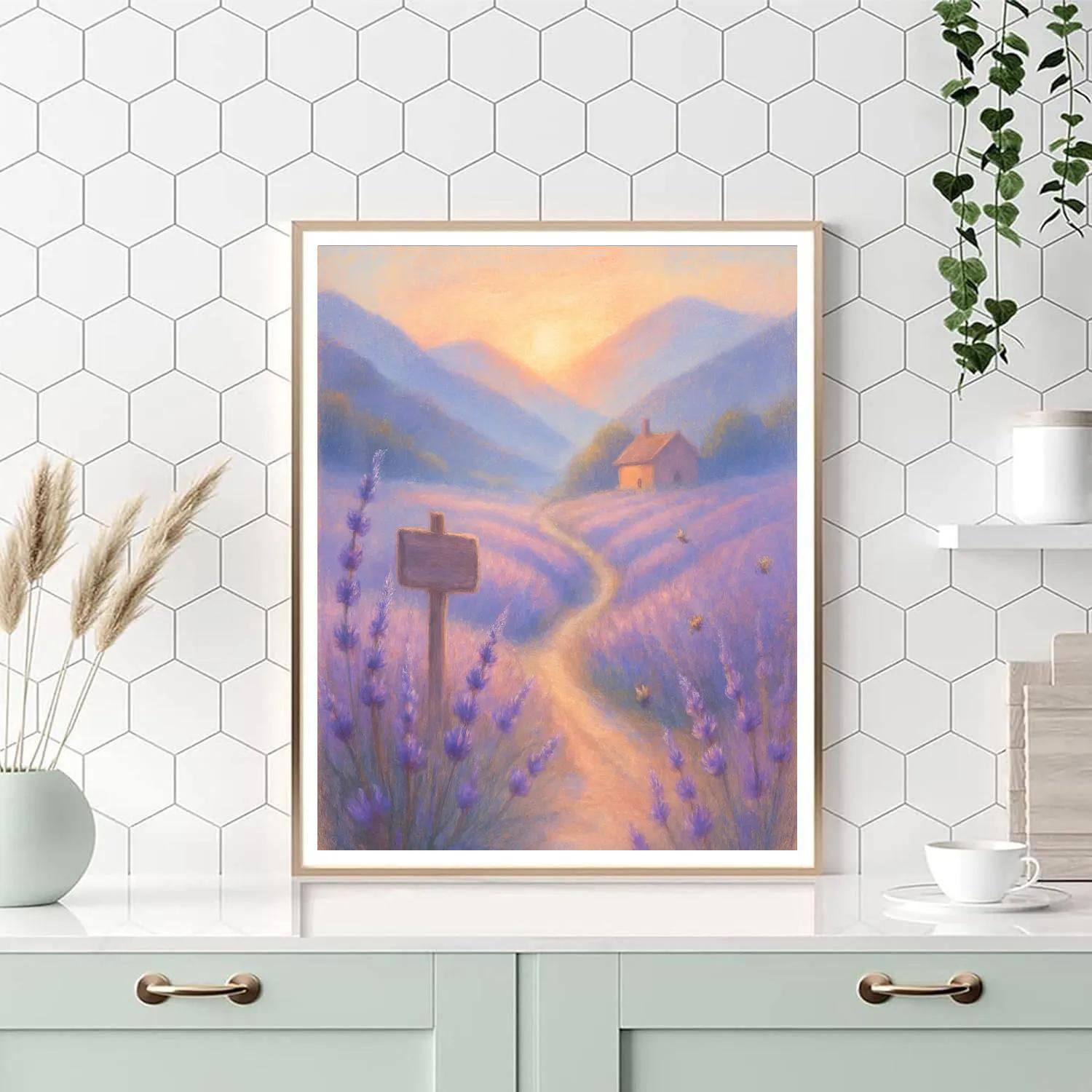 Cerulean Valley Path Numbered painting kits