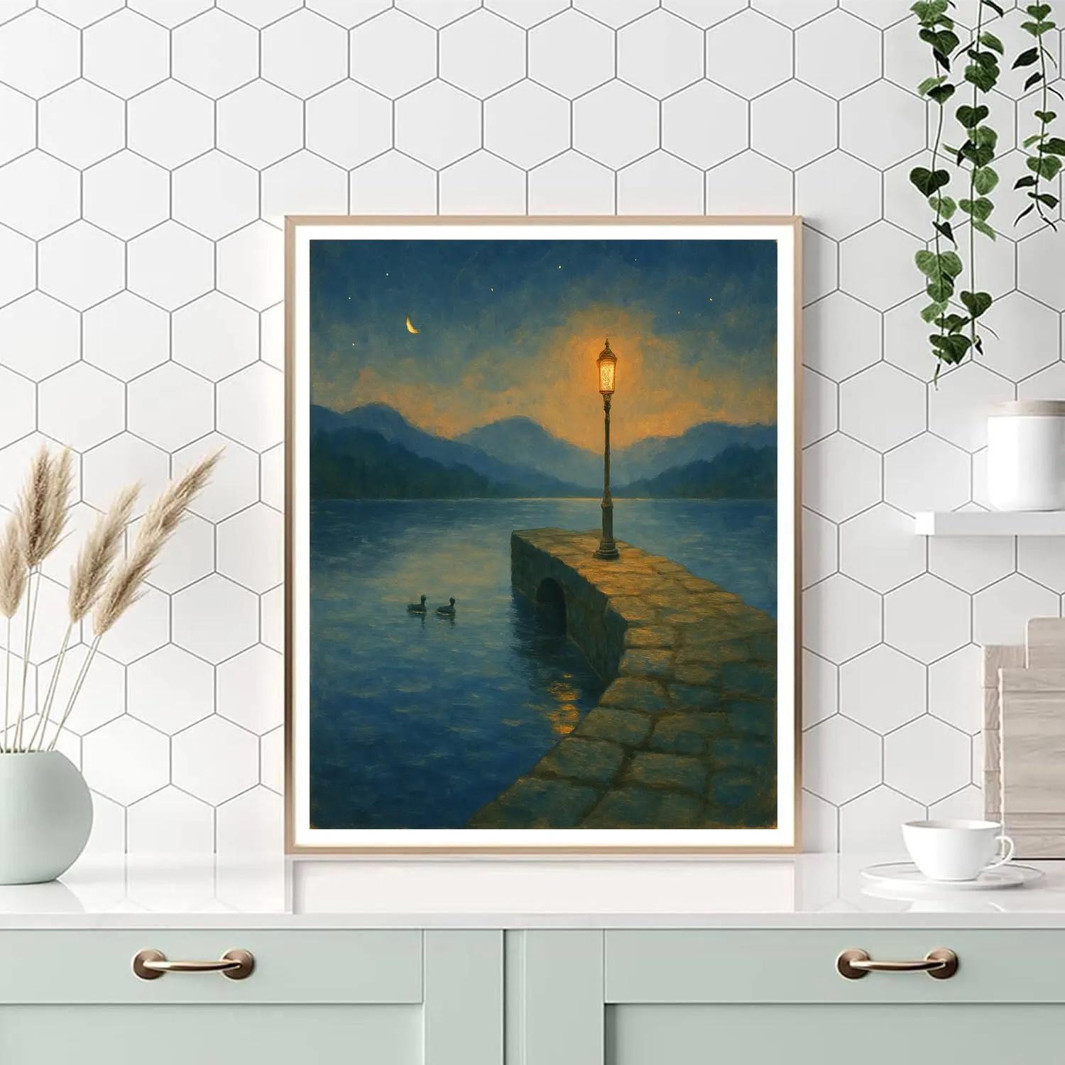 Stone Pier Evening paint by color