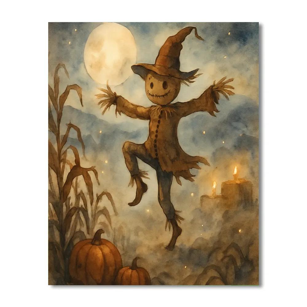 Scarecrow Midnight Waltz Paint by numbers kits