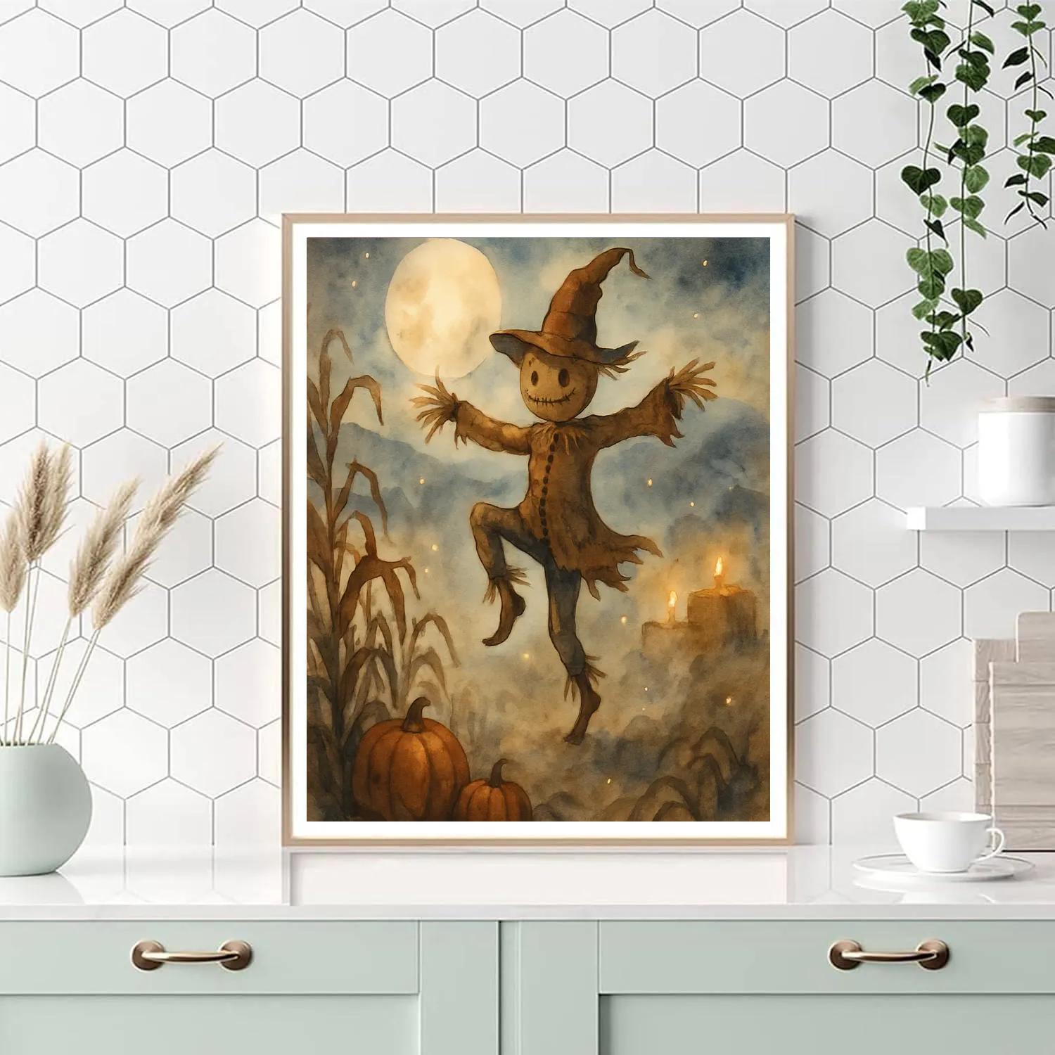 Scarecrow Midnight Waltz Paint by numbers kits