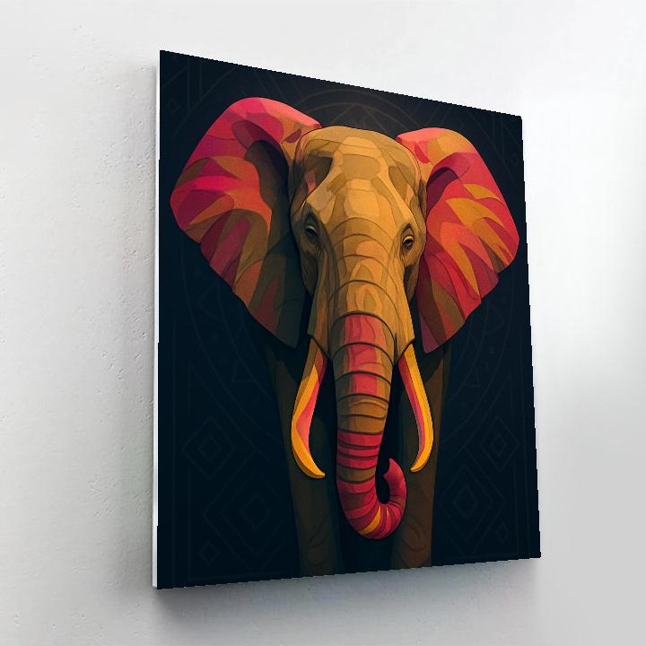 Prismatic Elephant Honor paint by numbers