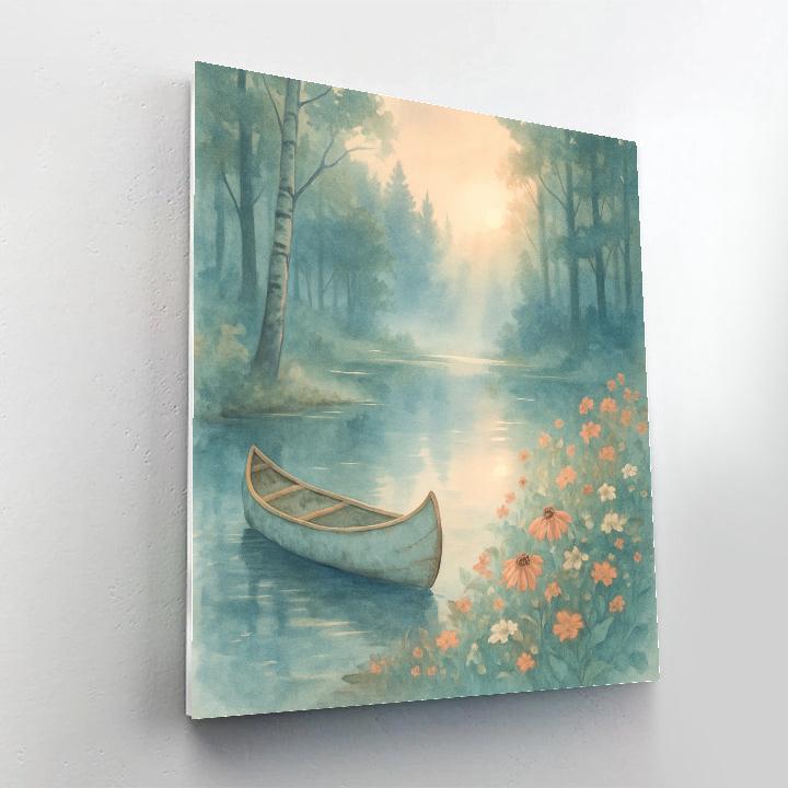 Meadow Edge Serenity Number painting