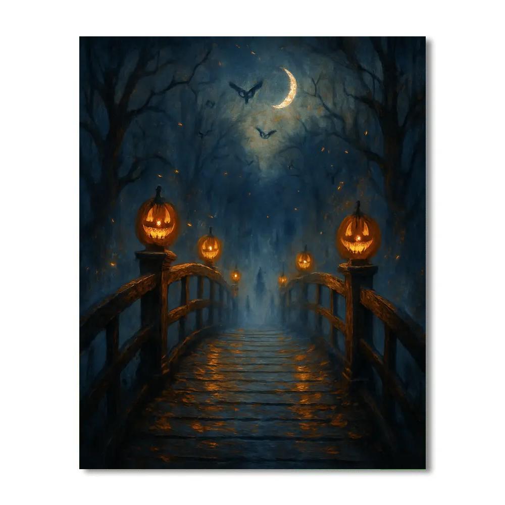 Lantern Bridge To The Hollow Paint by numbers kits