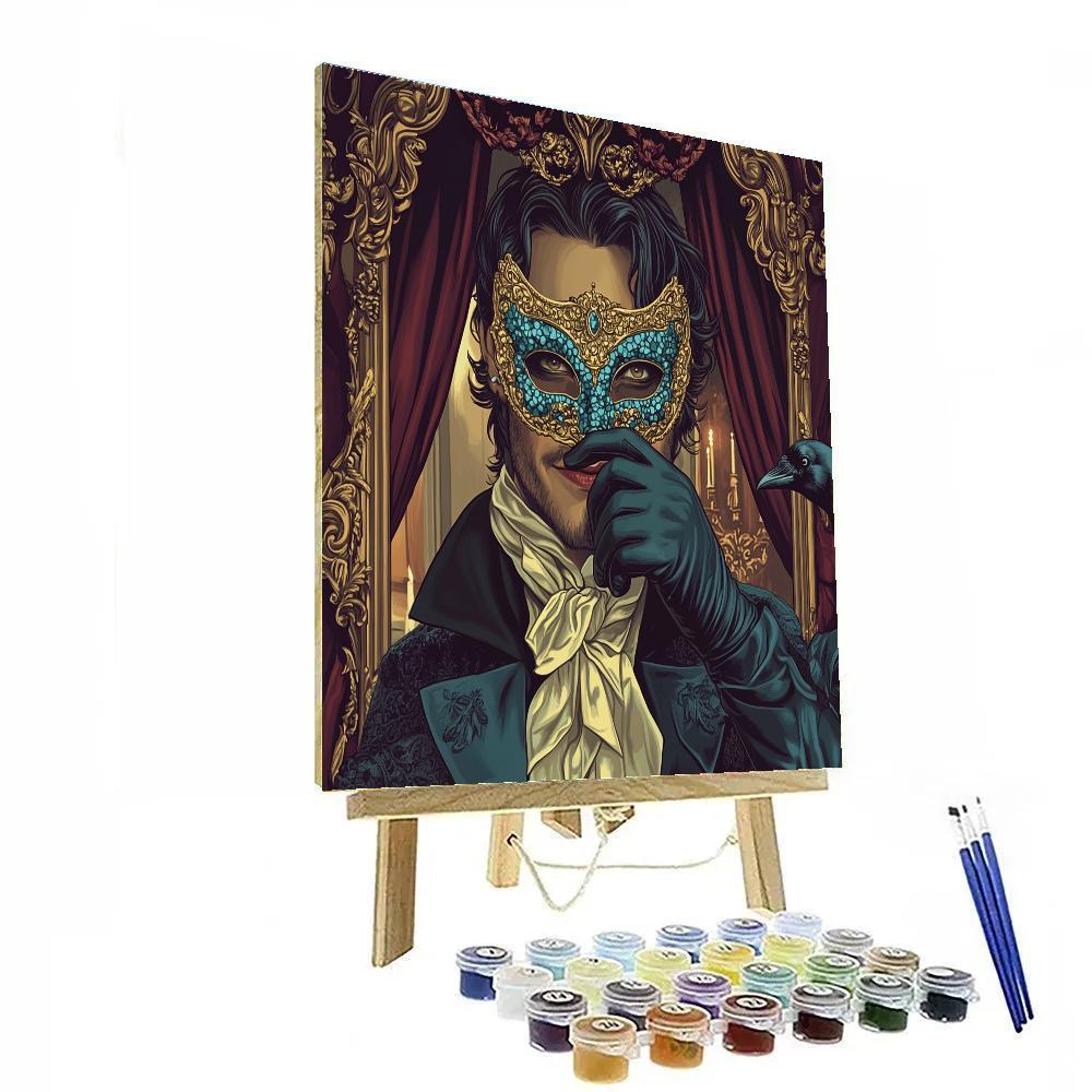Villains Masquerade Mirror paint by color