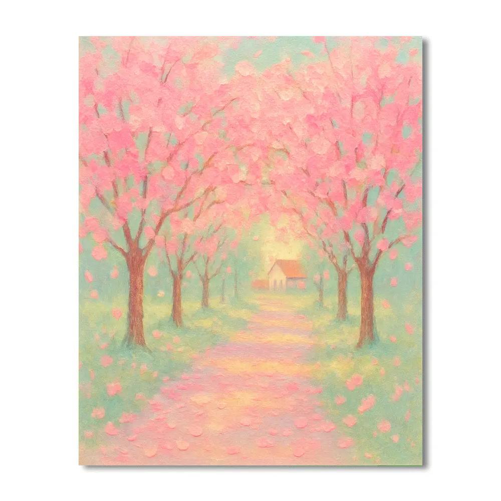 Spring Orchard Reverie Paint by numbers kits