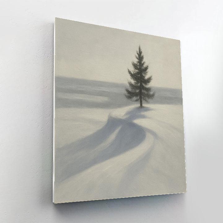 Silent Ridge With Lone Pine paint by color