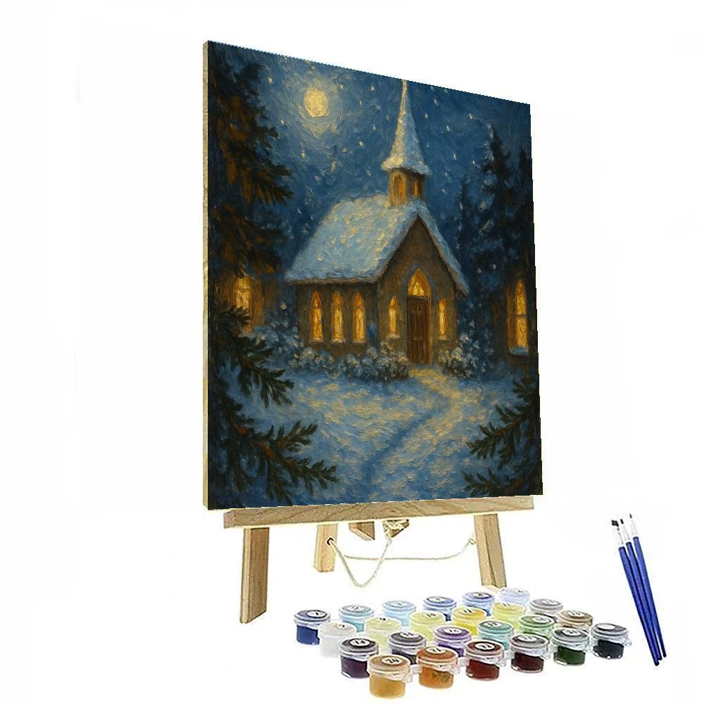 Frosted Chapel Eve painting number kit