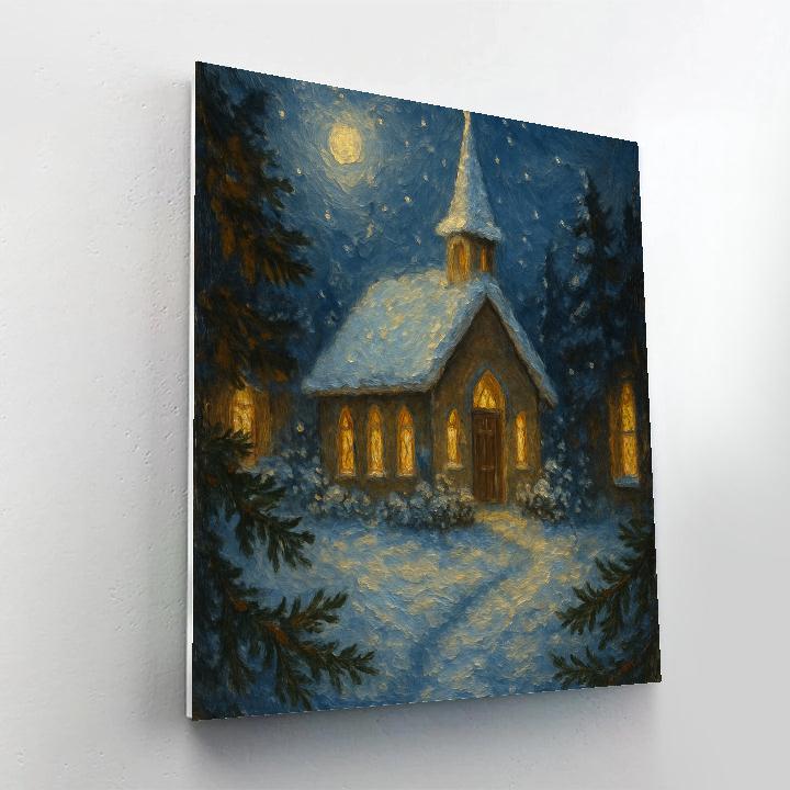 Frosted Chapel Eve painting number kit