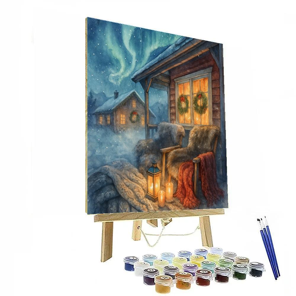 Nordic Aurora Hearth paint by color