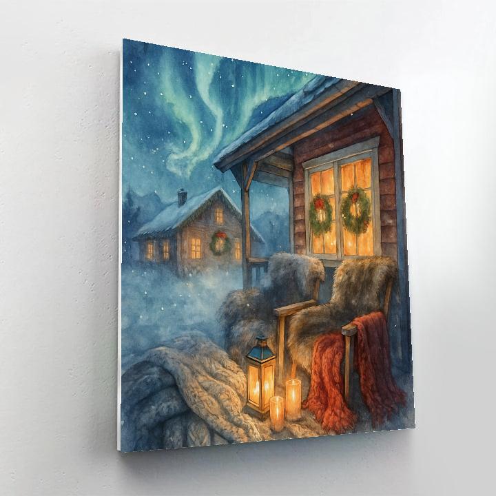 Nordic Aurora Hearth paint by color